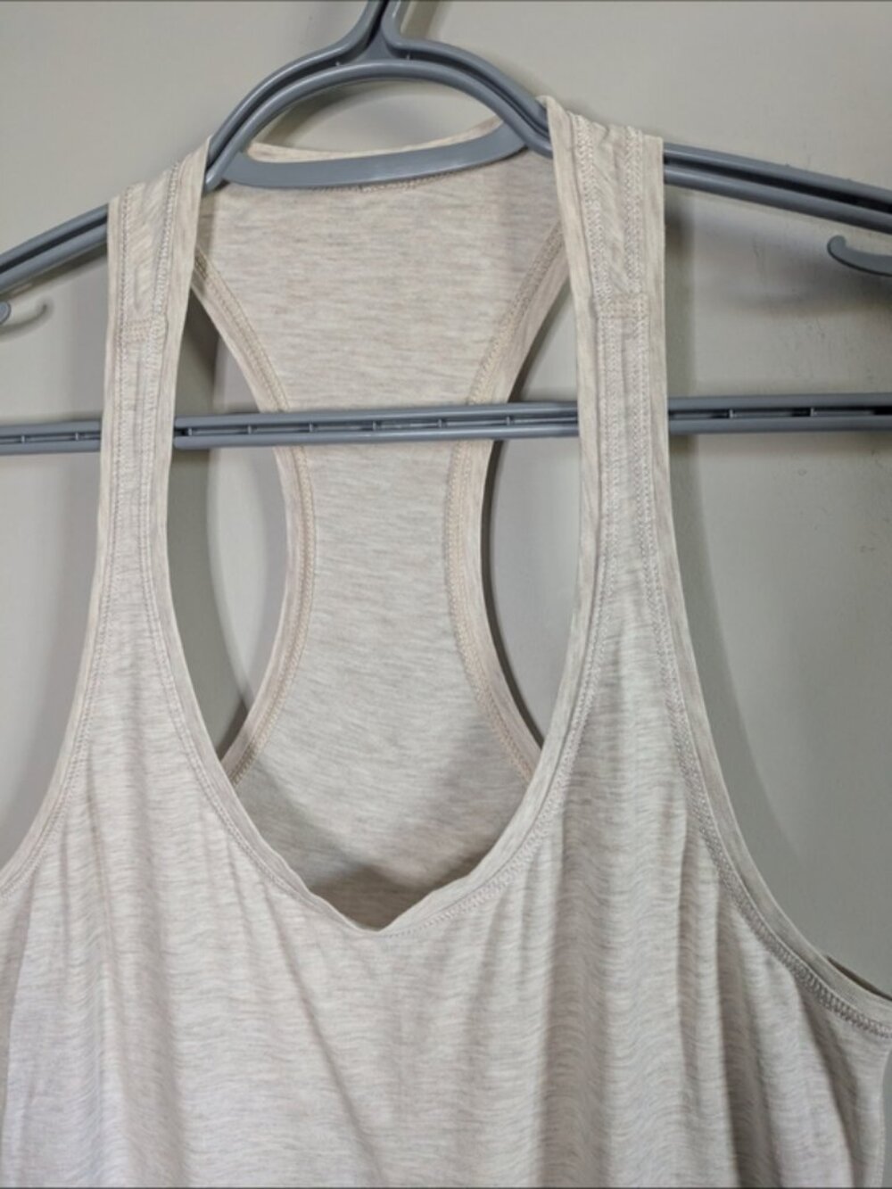 Lululemon Cool Racerback Oatmeal Mix Size 4/XS Approx. - Picture 3 of 5
